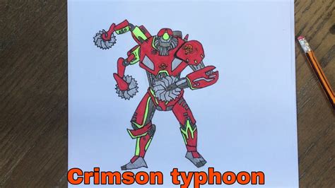 crimson typhoon drawing.